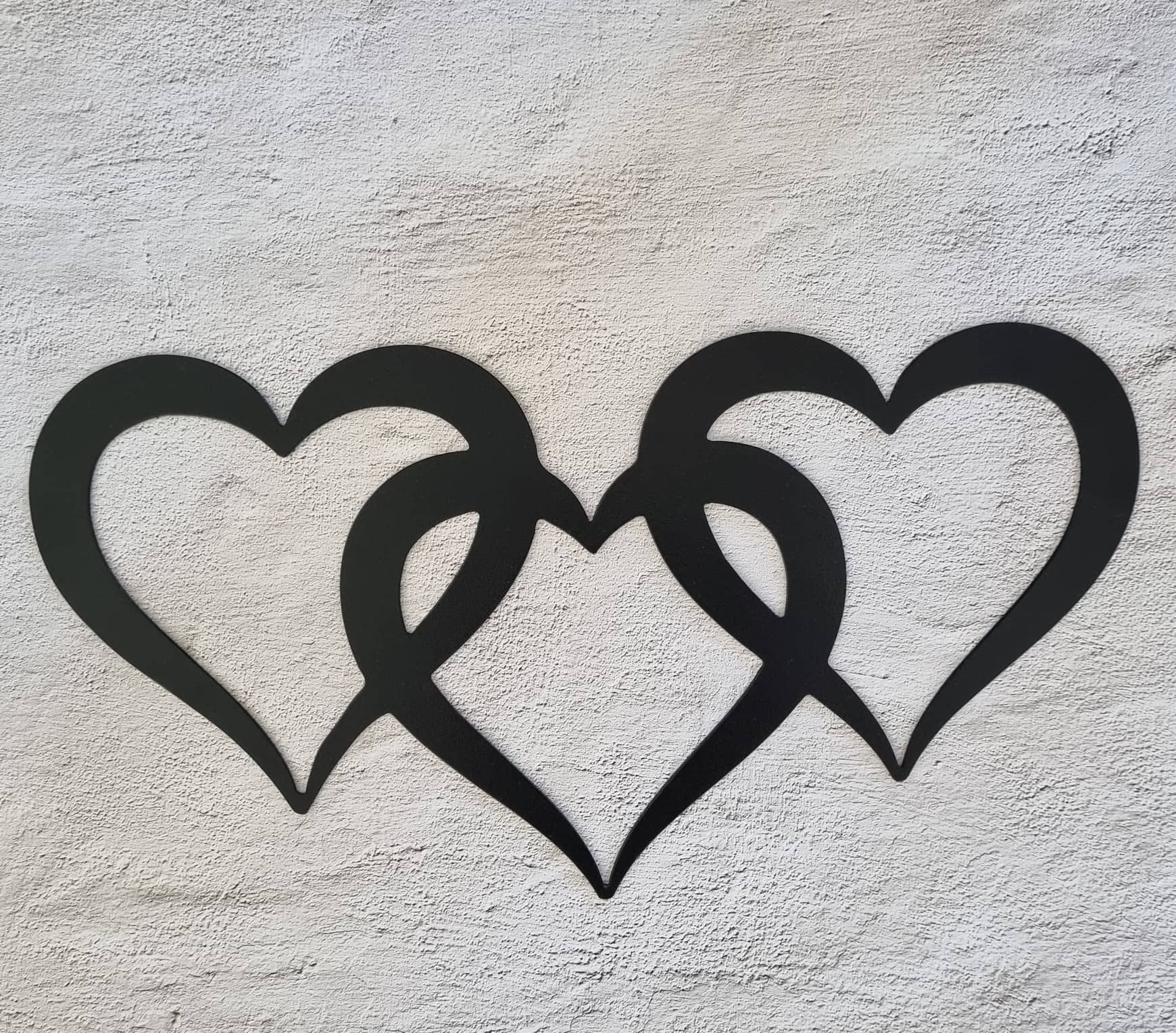 3 Interlocking Hearts Clip Art