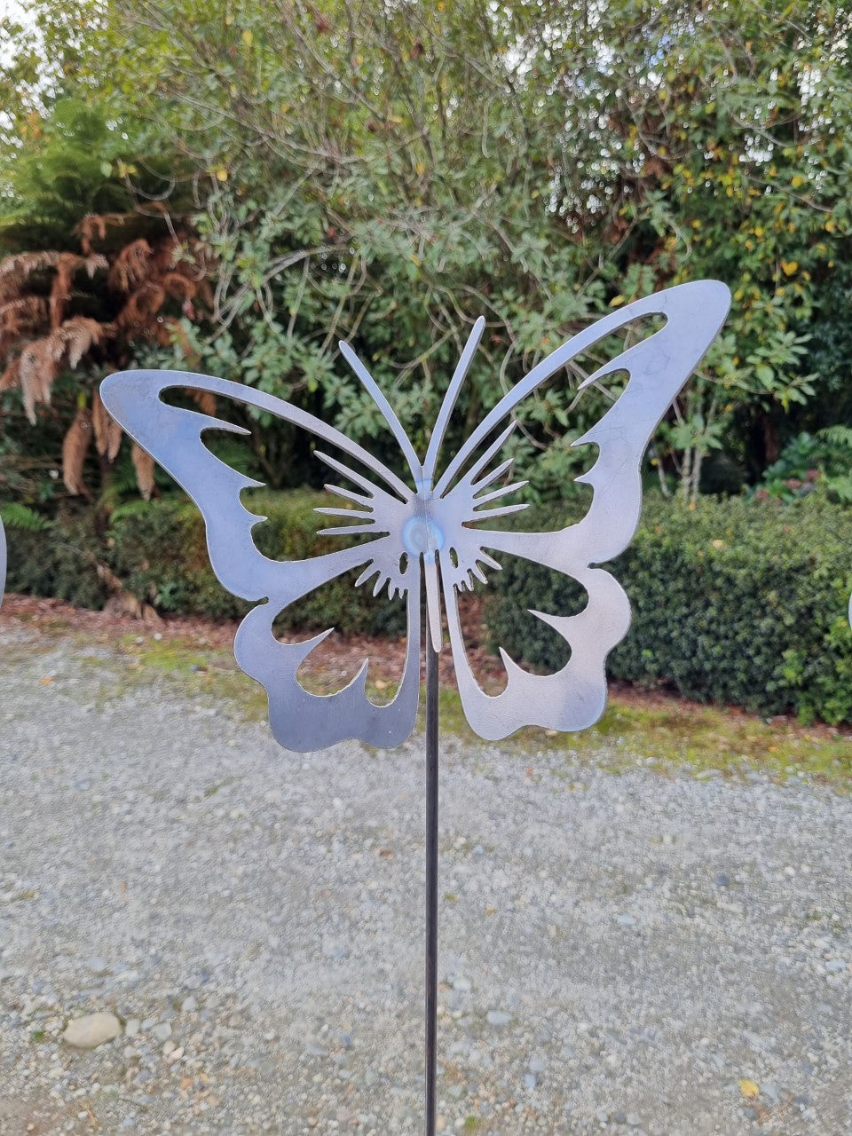 Rustic fashion Metal Butterfly Garden Stake